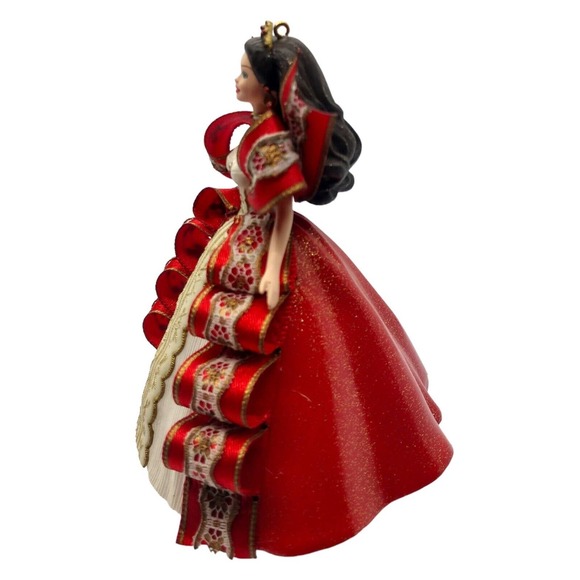 Barbie Hallmark Keepsake 1997 Christmas Ornament Red Holiday #5 Collectors Gift - Picture 4 of 16